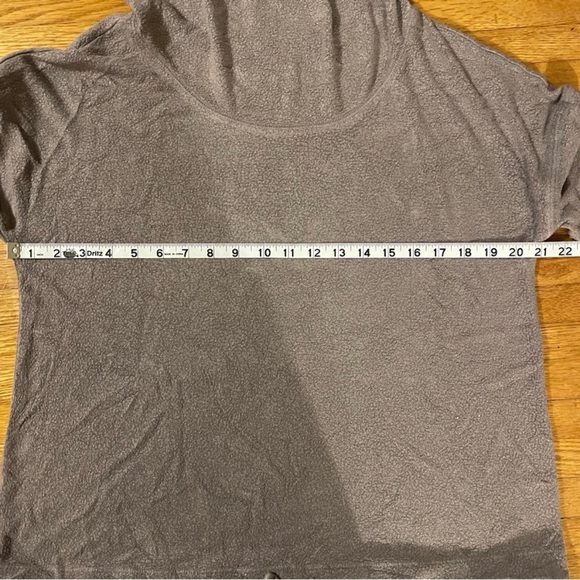 Fila Women’s Taupe Adjustable Cowl Neck Hooded Sweatshirt Hoodie Medium - Picture 10 of 11